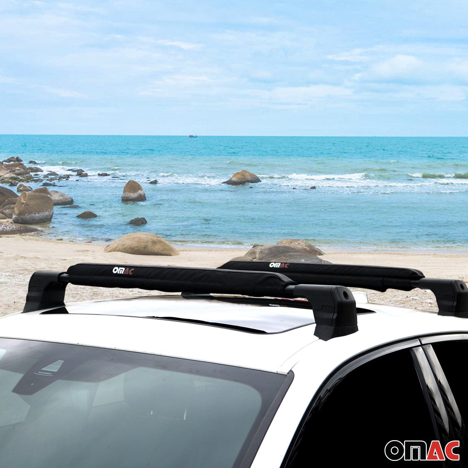 Soporte para windsurf Cinta 3mt con Trinquete Universal Negro Poliéster