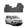 OMAC Alfombrillas De Coche para Toyota Proace 2016-2024 Negro Goma 2Pza