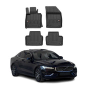OMAC Premium Alfombrillas De Coche para Volvo V60 S60 2018-2024 TPE Goma 4x