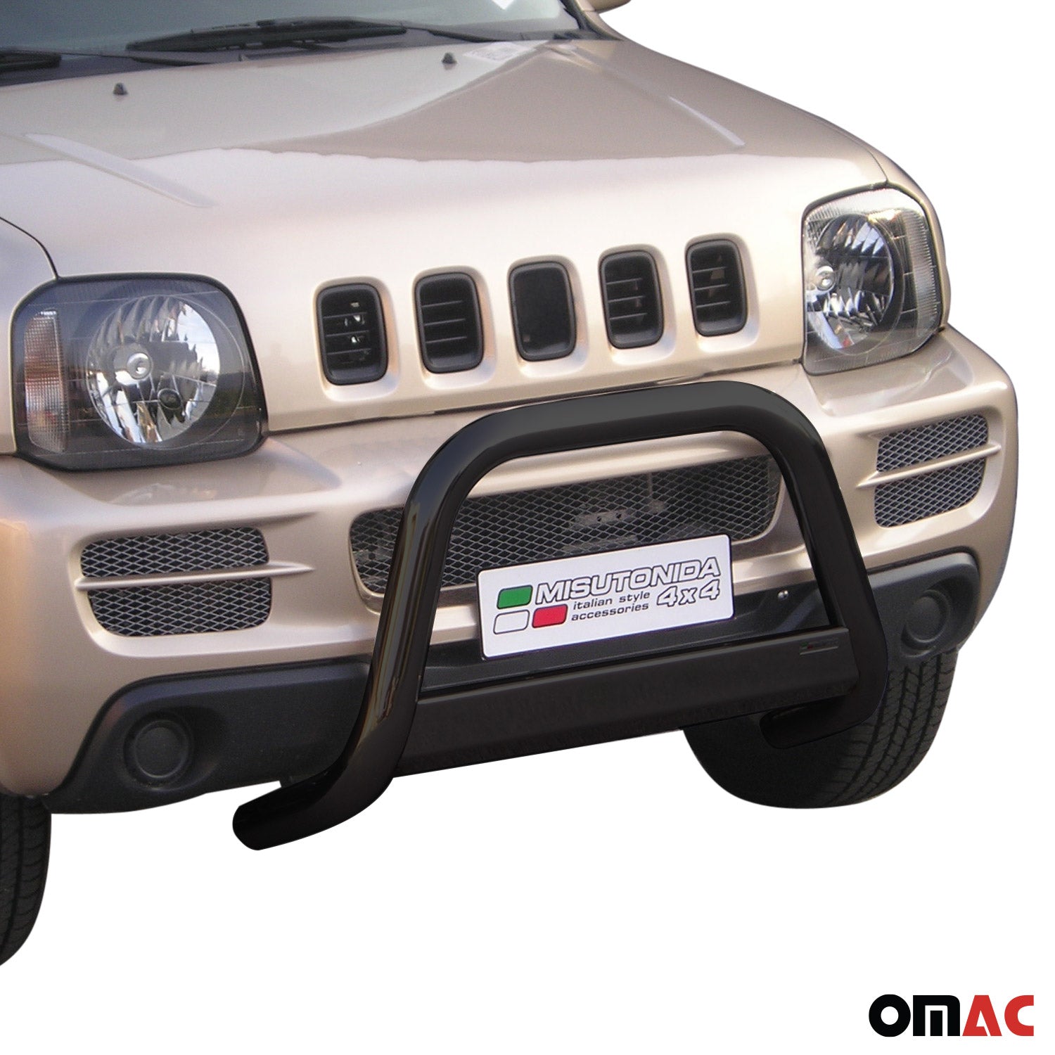 Bull Barra Frontal para Suzuki Jimny 2006-2012 Negro Acero 1Pza