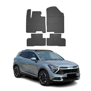 OMAC Alfombrillas De Coche para Kia Sportage Hybrid 2021-2025 Negro Goma 4Pza