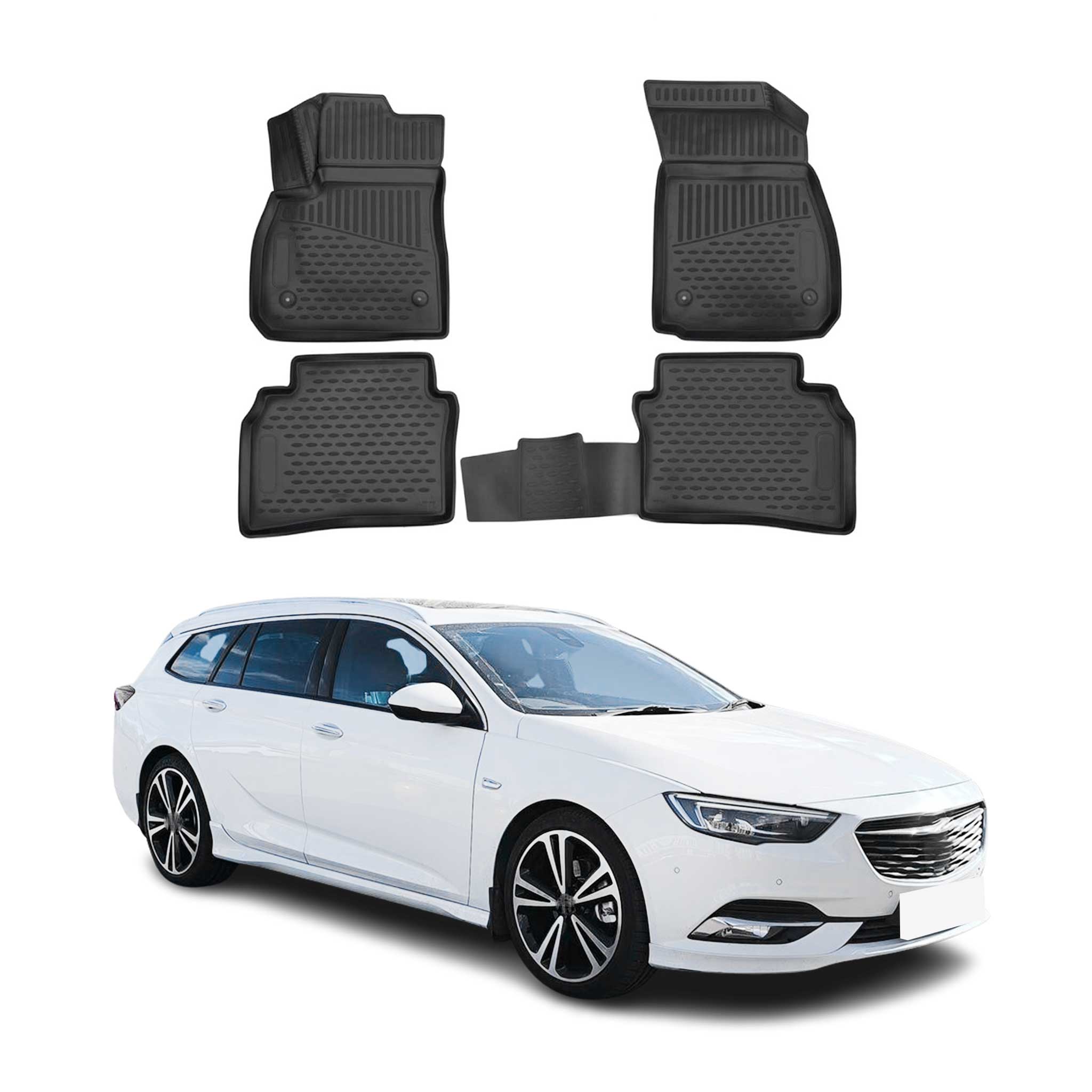 OMAC Alfombrillas Coche para Opel Insignia B Grand Sport & Tourer 2017-2022 4x