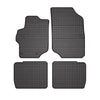 OMAC Alfombrillas De Coche para Peugeot 301 2012-2019 Negro Goma TPE 4Pza
