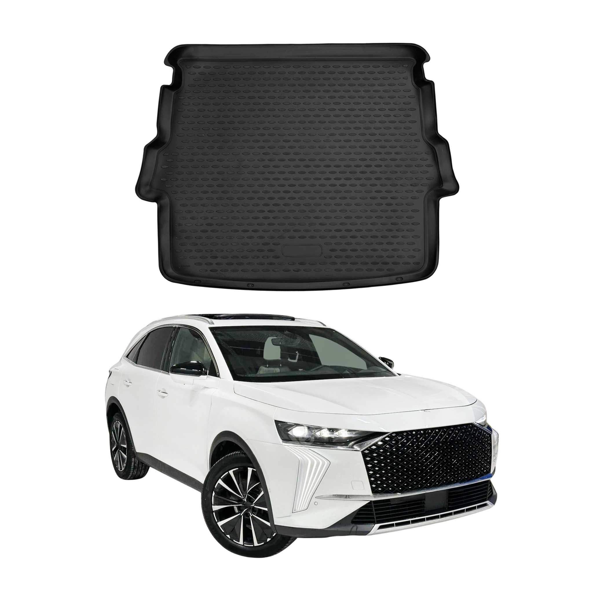 OMAC Bandeja Maletero Alfombrilla para DS7 Crossback / DS 7 2017-2026 Goma TPE