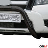 Bull Barra Frontal para Ford Ranger 2009-2011 Negro Brillante Acero