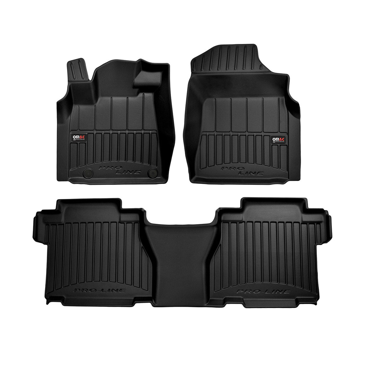 OMAC Premium Alfombrillas De Coche para Toyota Tundra CrewMax 2007-2013 Goma 4x