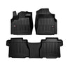 OMAC Premium Alfombrillas De Coche para Toyota Tundra CrewMax 2007-2013 Goma 4x