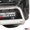 Bull Barra Frontal para Mazda CX-5 2015-2016 Plata Brillante Acero 1Pza