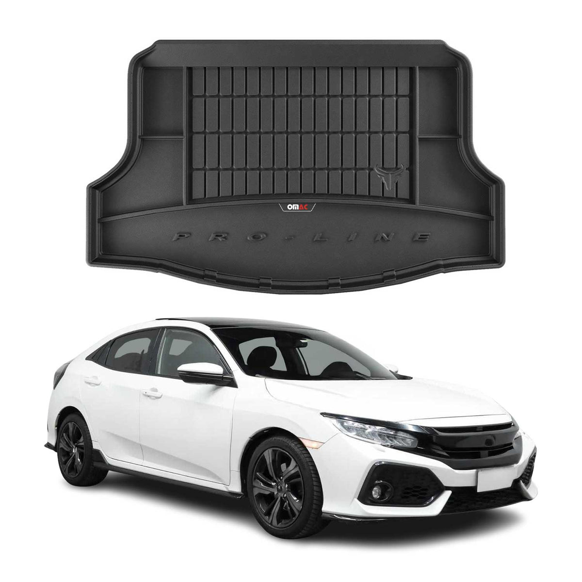 OMAC Premium Bandeja Maletero para Honda Civic X Hatchback 2017-2025 5puertas