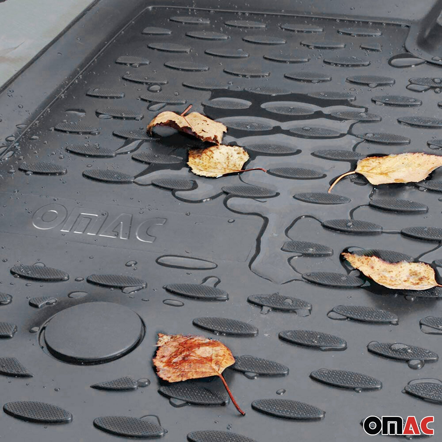 OMAC Alfombrillas De Coche para Mercedes W210 1995-2002 Gris Goma TPE 4Pza
