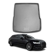 OMAC Bandeja Maletero Alfombrilla para Audi A6 2011-2018 Familiar Allroad Gris