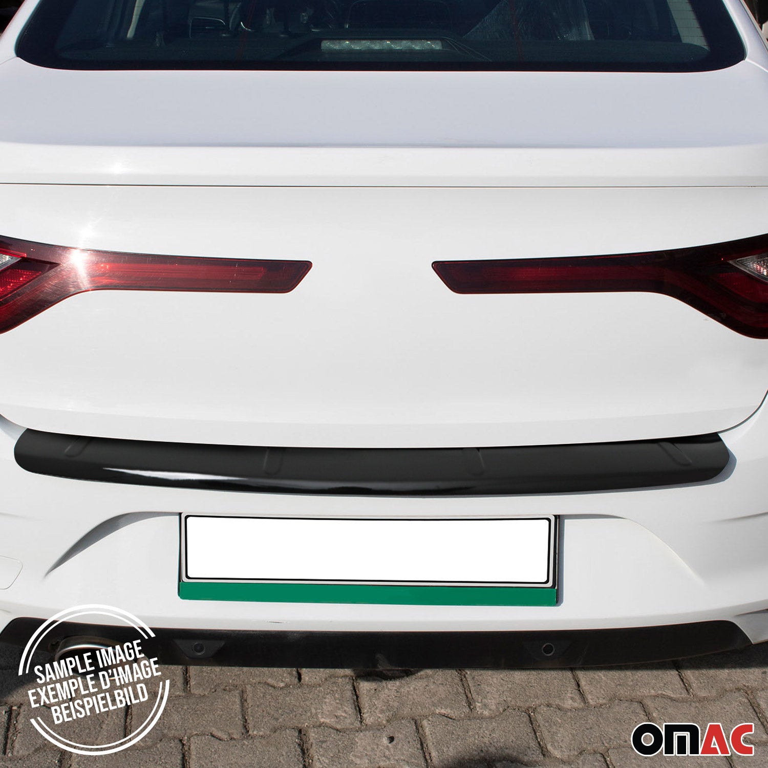 Protector Parachoques para VW Tiguan Allspace 2017-2021 Negro Brillante Acrílica