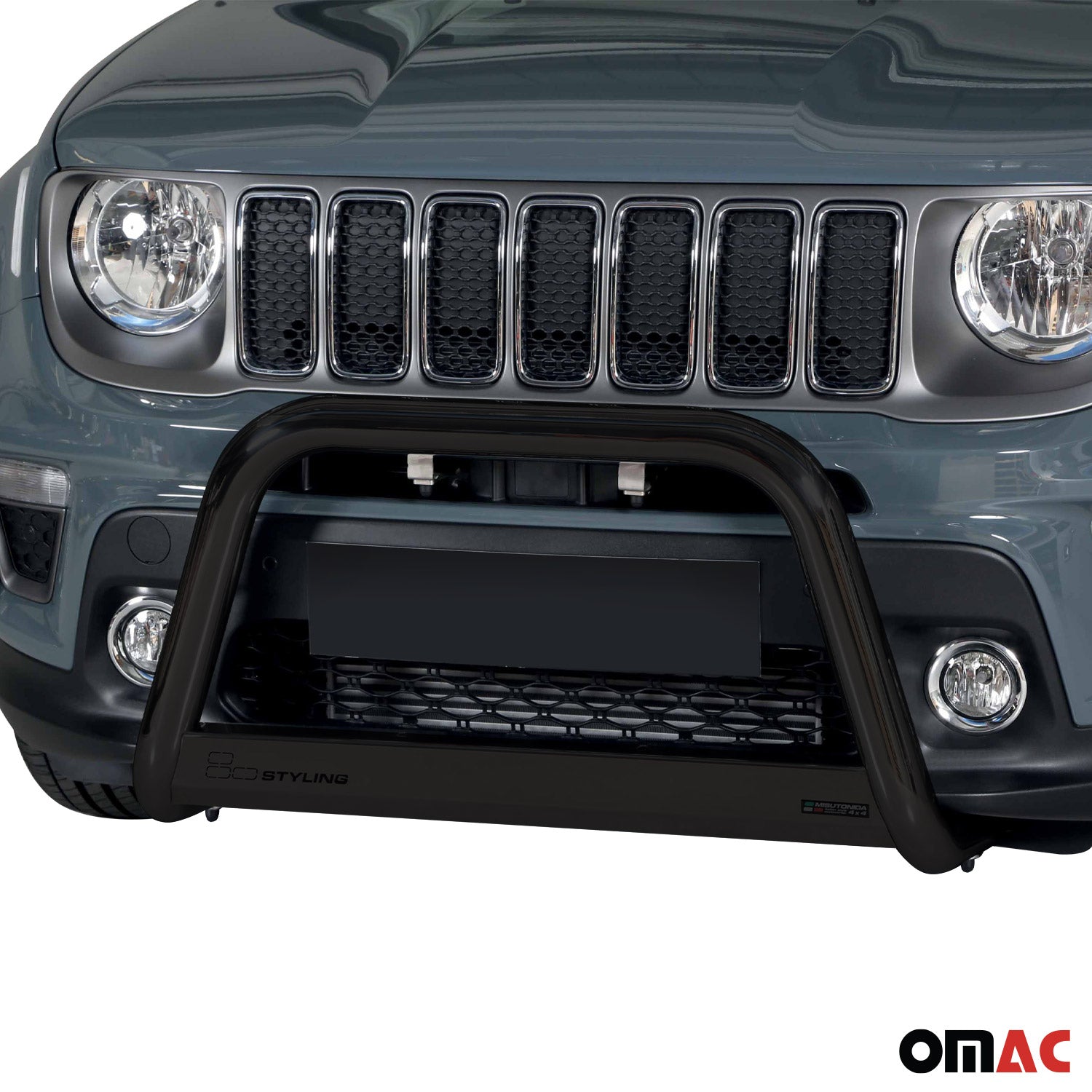 Bull Barra Frontal para Jeep Renegade 2018-2022 Negro Acero 1Pza