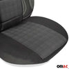 Funda de Asiento para Peugeot Partner 2019-2025 Gris Tono Medio Polialgodón 1Pza