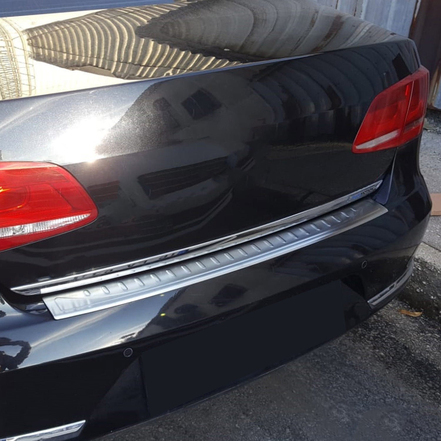 Protector Parachoques para VW Passat B8 Sedán 2015-2019 Acero cepillado