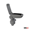 Gris Reposabrazos Consola para VW Caddy 2003-2020 Gris PU Cuero Plástico 1Pza