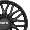 Sparco Roma Tapacubos 14 Pulgadas Universal Negro ABS Plástico