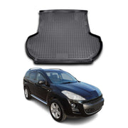 OMAC Bandeja Maletero Alfombrilla para Peugeot 4007 2007-2013 Negro Goma TPE