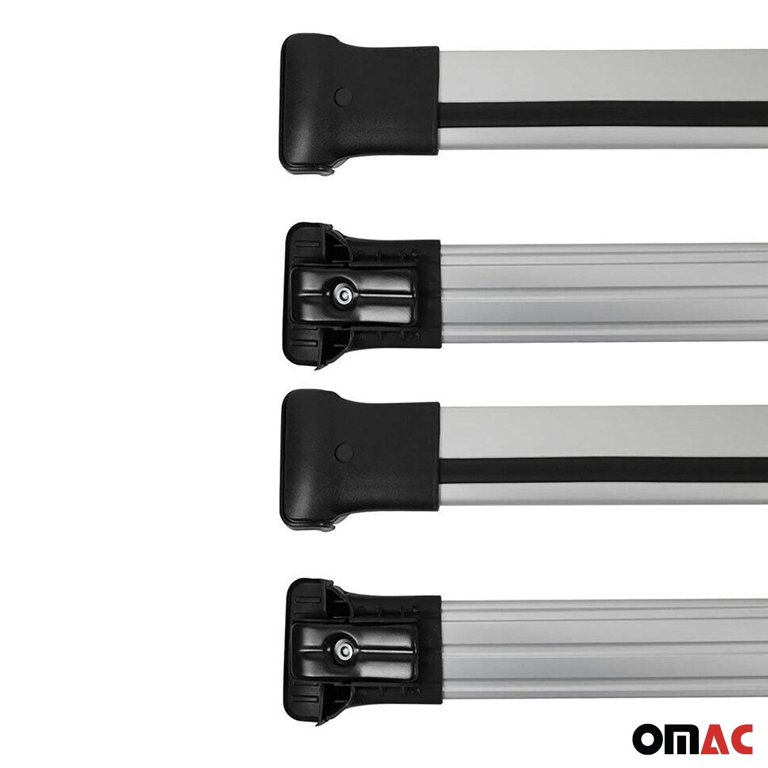 Barras de Techo Coche para Renault Trafic 2001-2014 Gris Aluminio 4Pza