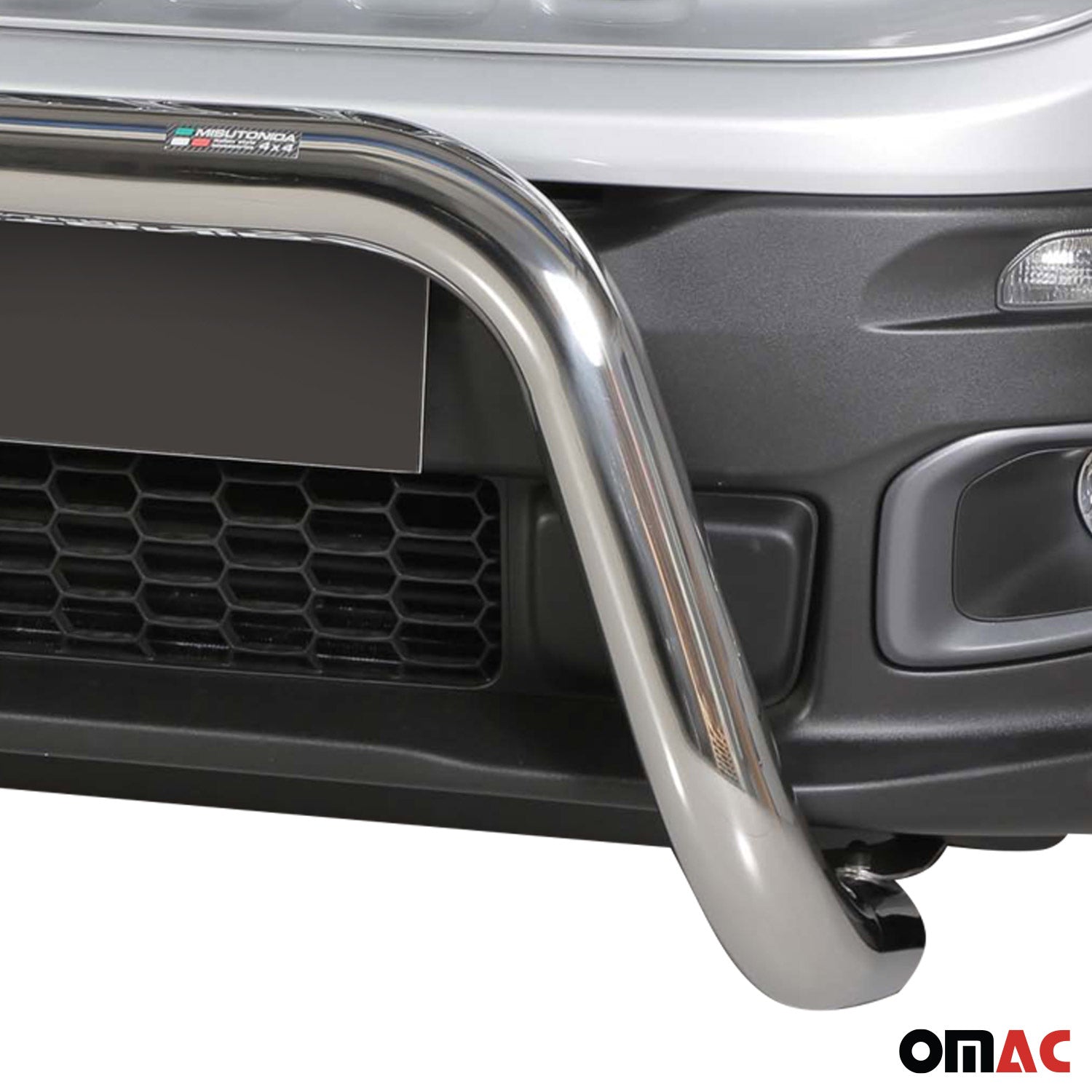 Bull Barra Frontal para Jeep Renegade 2014-2017 Plata Acero