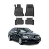 OMAC Premium Alfombrillas Coche para Mercedes C Class W204 S204 2007-2014