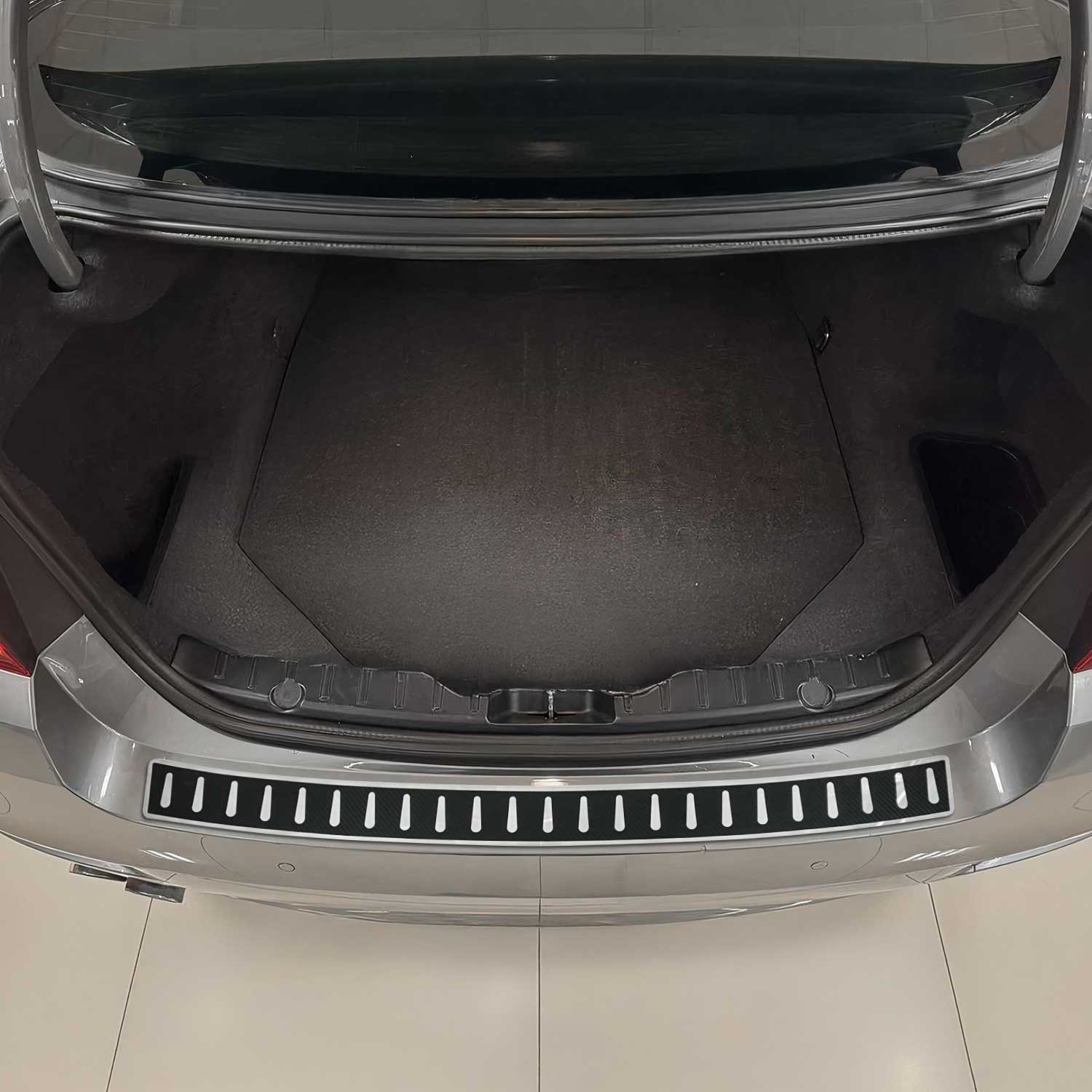 Protector Parachoques para BMW Serie 5 G30 Sédan 2016-2023 Acabado Carbono Acero