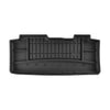 OMAC Premium Bandeja Maletero Alfombrilla para Renault Modus 2004-2012 Negro TPE