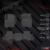 OMAC Premium Alfombrillas De Coche para Range Rover Evoque 2011-2019 TPE Goma 4x