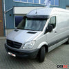 Deflector de Sol Lluvia para VW Crafter 2006-2021 Negro Brillante Acrílico 1Pza
