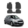 OMAC Alfombrillas De Coche para Suzuki Swift 4 2010-2017 Negro Goma TPE 4Pza