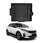 OMAC Premium Bandeja Maletero Alfombrilla para Peugeot 3008 2016-2024 Negro TPE