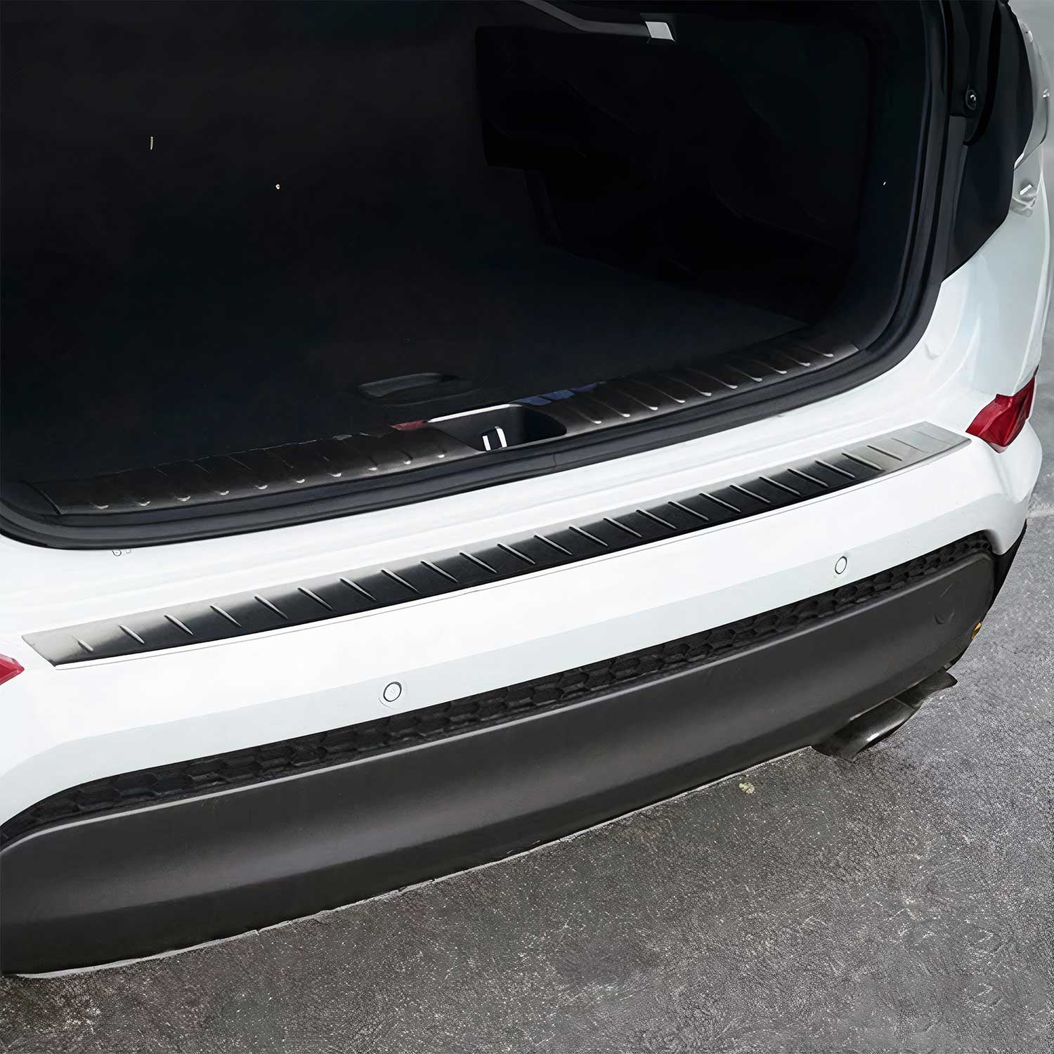 Protector de Parachoques Trasero para Hyundai Tucson 2015-2018 cepillado Acero