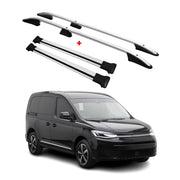 Rieles & Barras de Techo Coche para VW Caddy 2020-2026 Plata Aluminio 4Pza