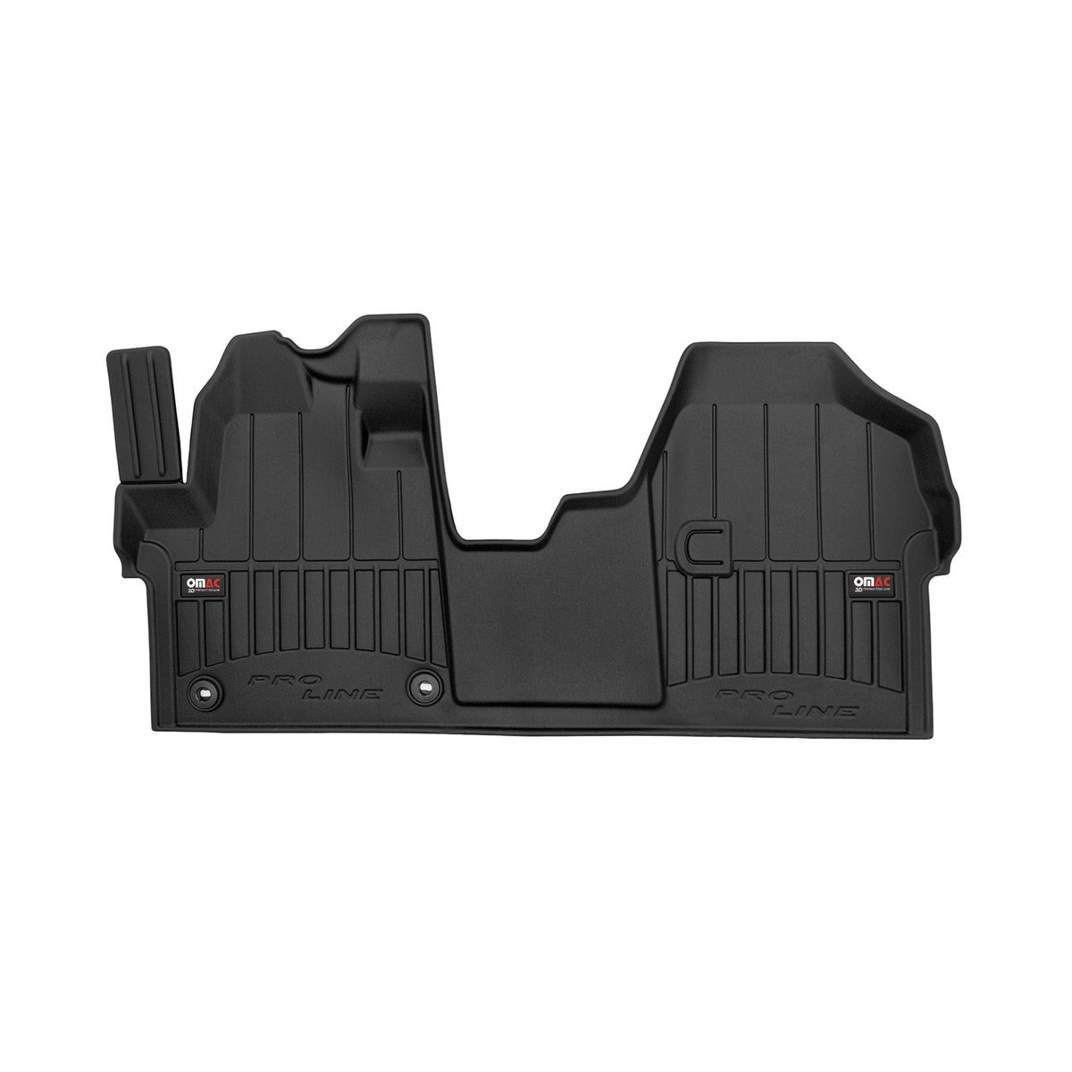 OMAC Premium Alfombrillas De Coche para Toyota Proace 2016-2024 Negro TPE Goma