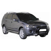 Bull Barra Frontal para Mitsubishi Outlander 2010-2012 Negro Brillante Acero