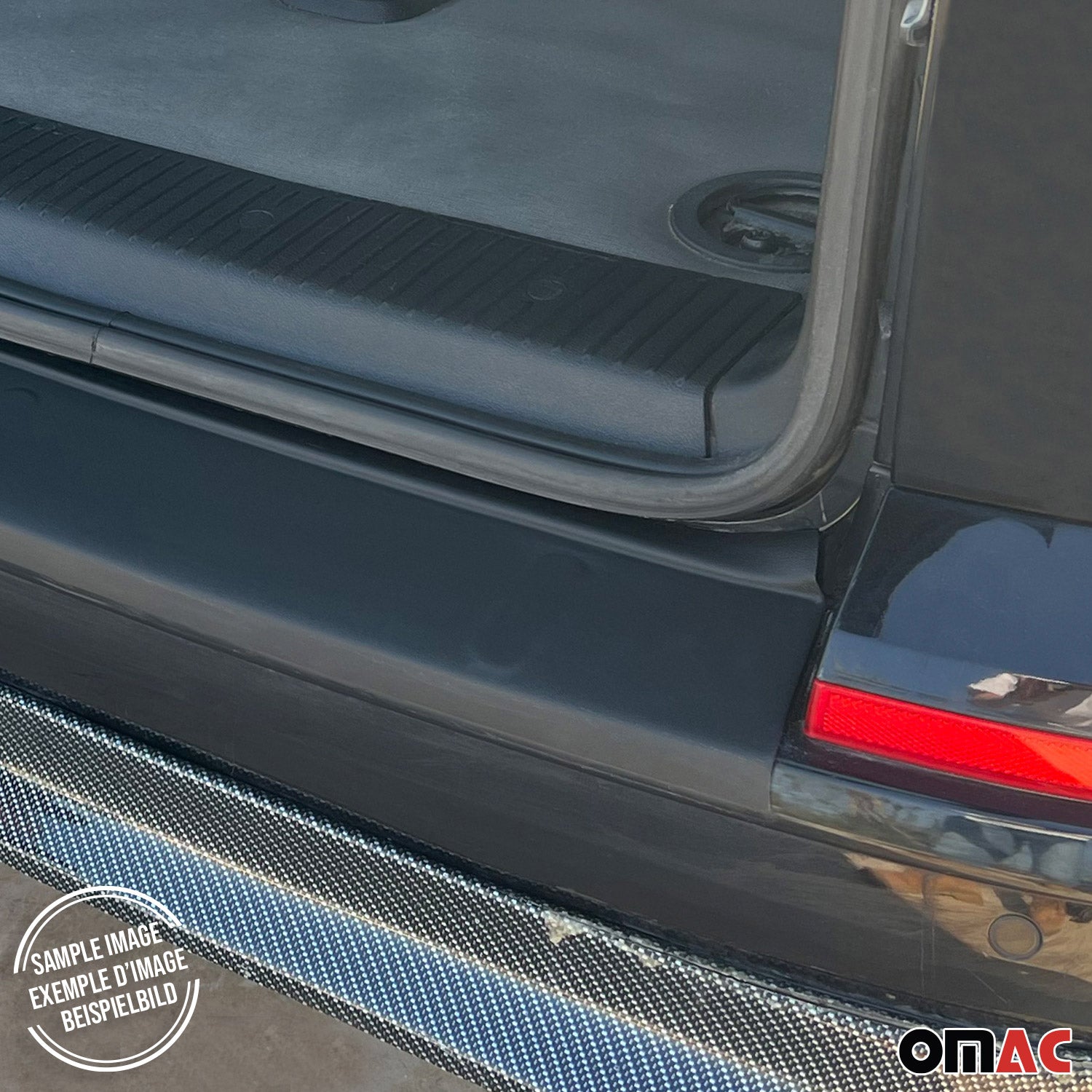 Protector Parachoques para Citroën Jumpy 2017-2025 Negro Brillante Acrílica