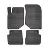 OMAC Alfombrillas De Coche para Peugeot 208 2019-2025 Negro Goma TPE 4Pza