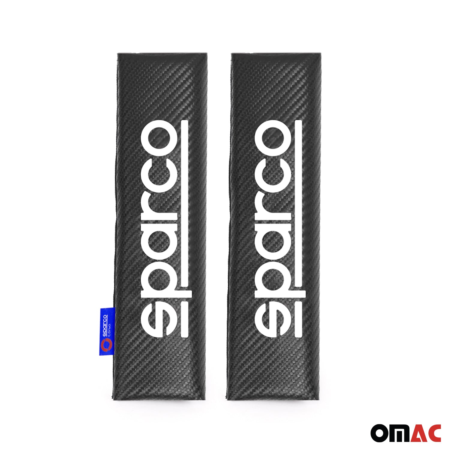Sparco Para cinturón de Seguridad de coche Universal Negro Carbono