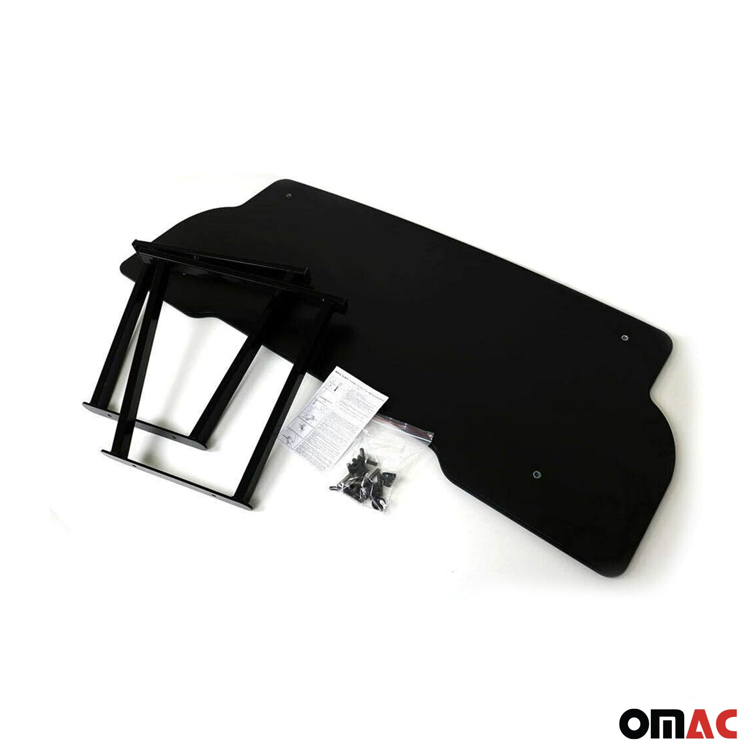 Puerta trasera tipo Regal Juego para VW T5 T6 Multivan 2003-24 Metal Negro 3Pza