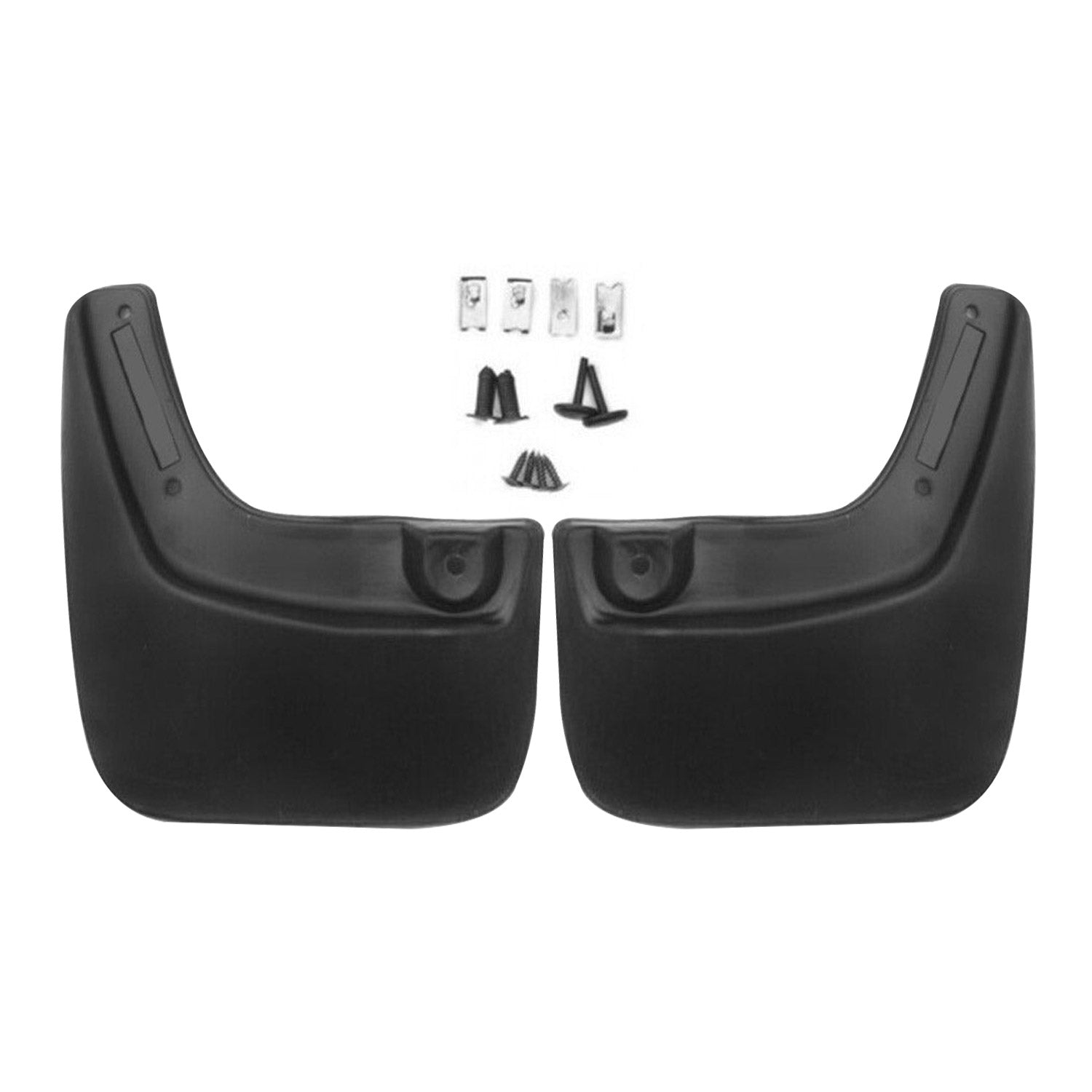 Juego de Guardabarros Trasero para Mazda 3 SD 2009-2011 Negro Mate 2Pza