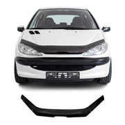 Deflector de Capó para Peugeot 206 1998-2012 Oscuro Brillante Acrílico