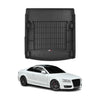 OMAC Premium Bandeja Maletero Alfombrilla para Audi A5 Cupé 2007-2017 Negro TPE