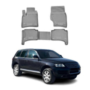OMAC Alfombrillas De Coche para VW Touareg 2002-2010 Gris Goma TPE 4Pza