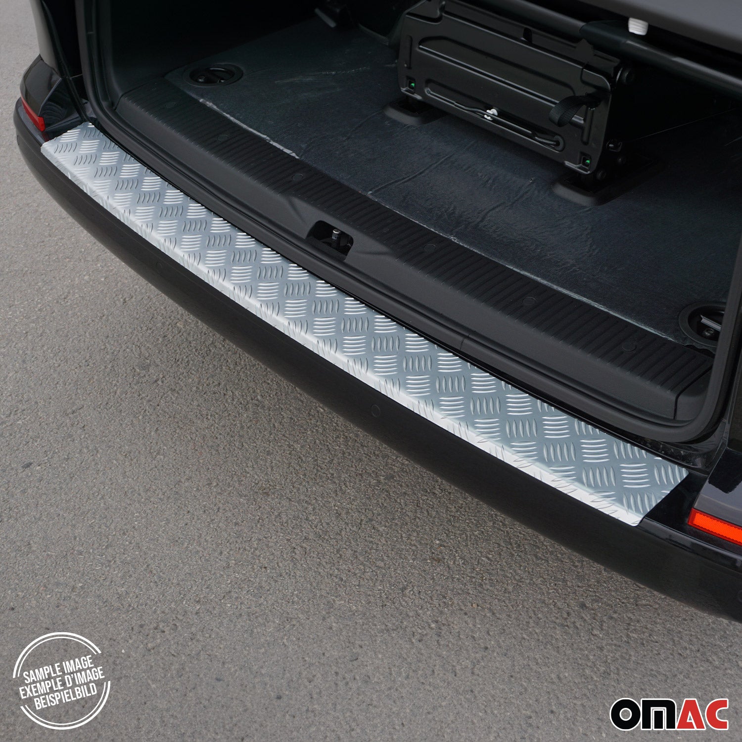 Protector de Parachoques Trasero para Nissan NV400 2010-2020 Plata Mate Aluminio
