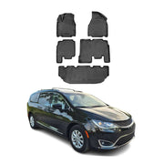 OMAC Alfombrillas De Coche para Chrysler Pacifica 2017-2020 7 Asiento TPE 5x