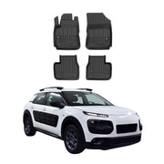 OMAC Premium Alfombrillas De Coche para Citroen C4 Cactus 2014-2018 TPE Goma 4x