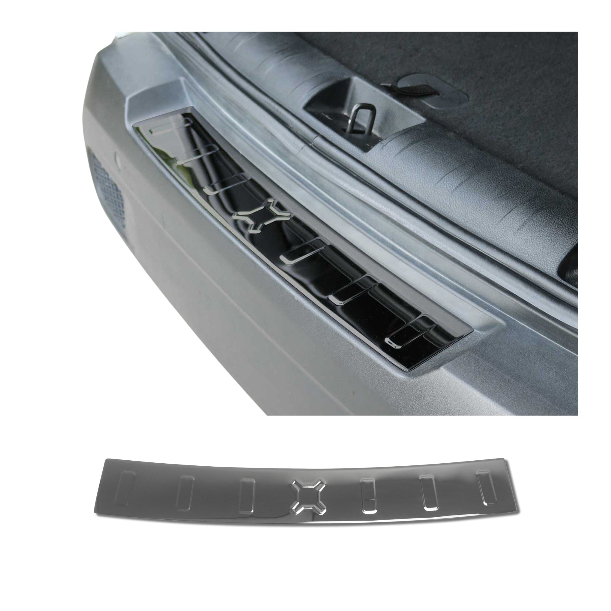 Protector Parachoques para Jeep Renegade 2014-2024 Oscuro Brillante Acero