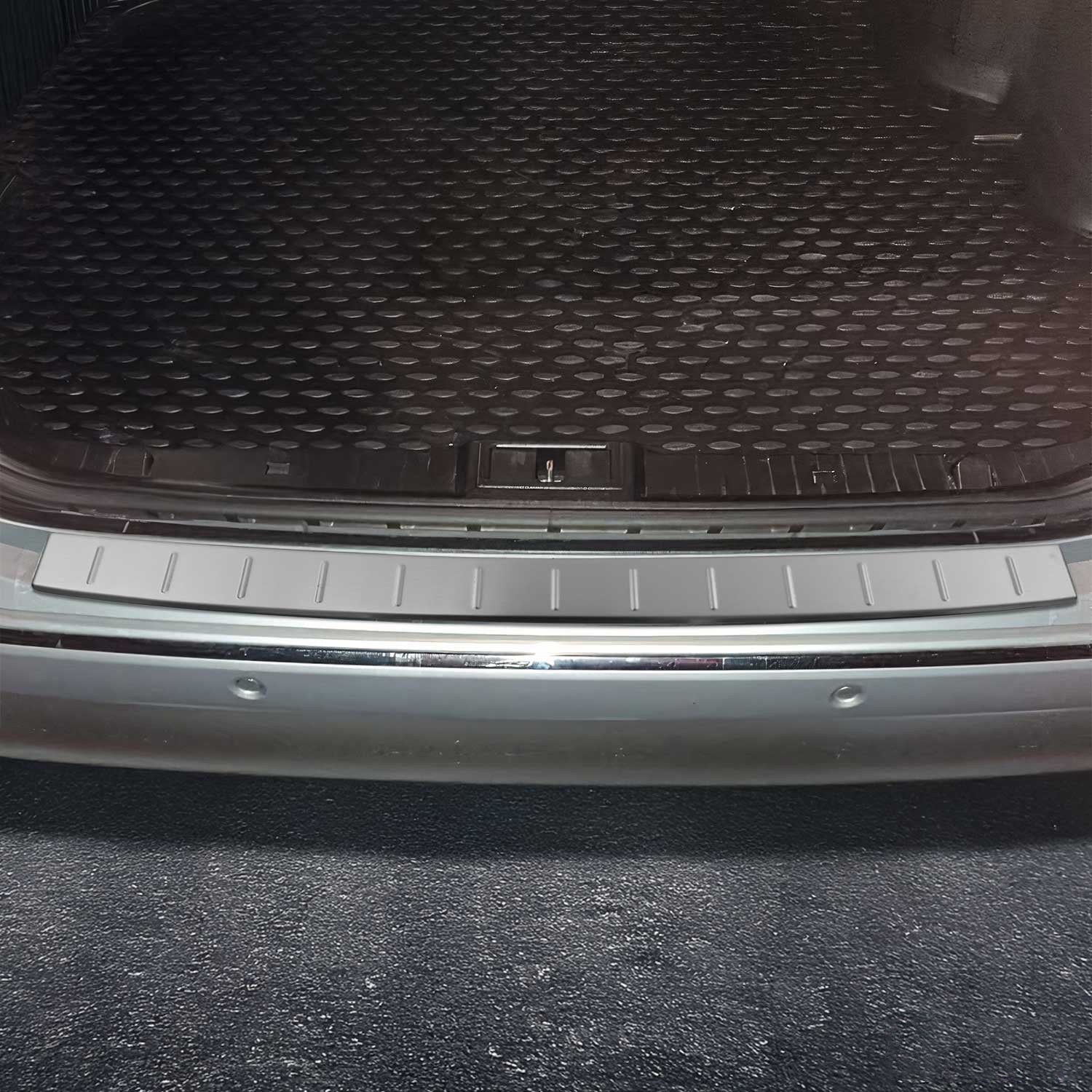 Protector Parachoques para Mercedes E Class W211 2003-2008 Acero cepillado