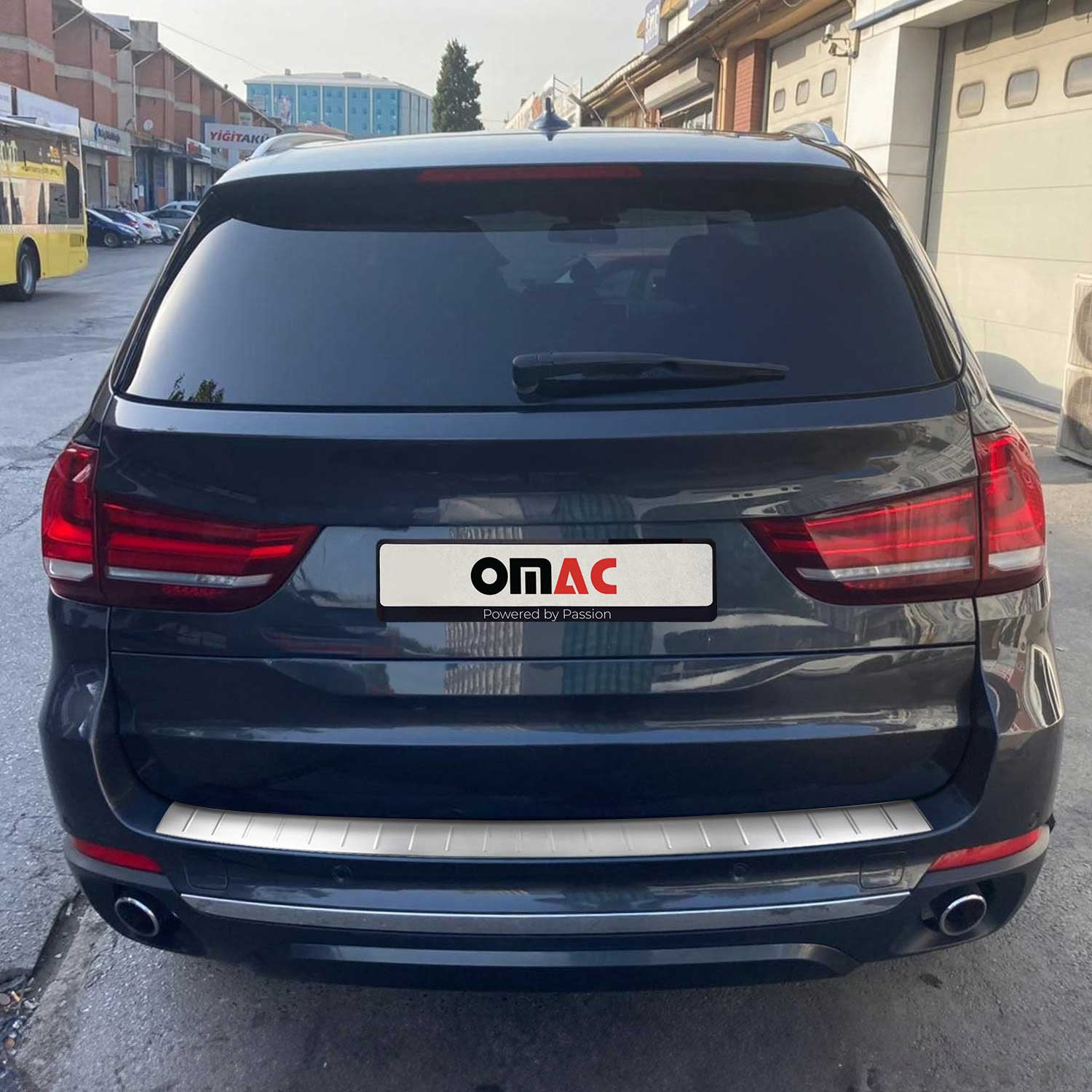 Protector de Parachoques Trasero para BMW X5 F15 2013-2018 Acero cepillado