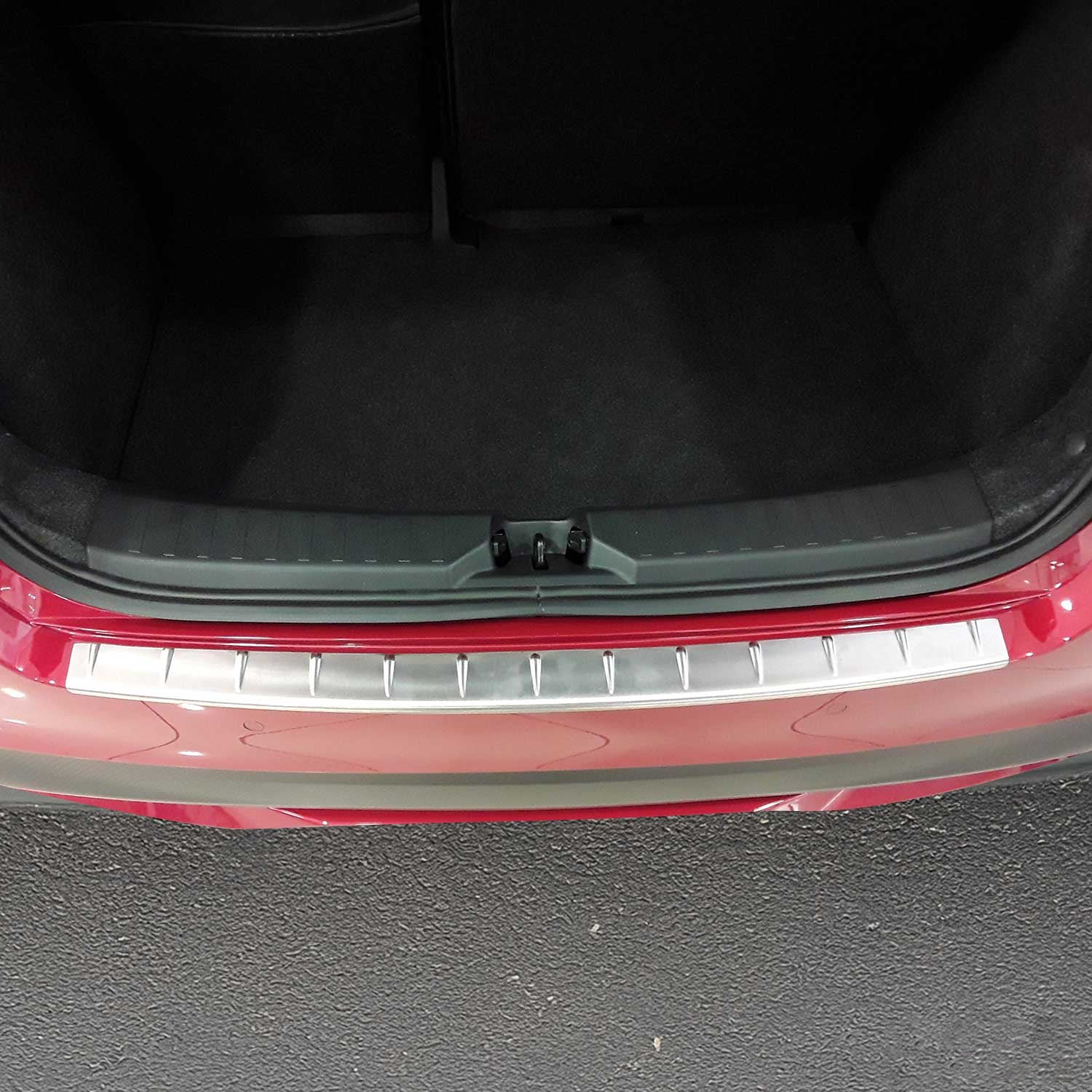 Protector de Parachoques Trasero para Nissan Micra 2017-2023 Acero cepillado